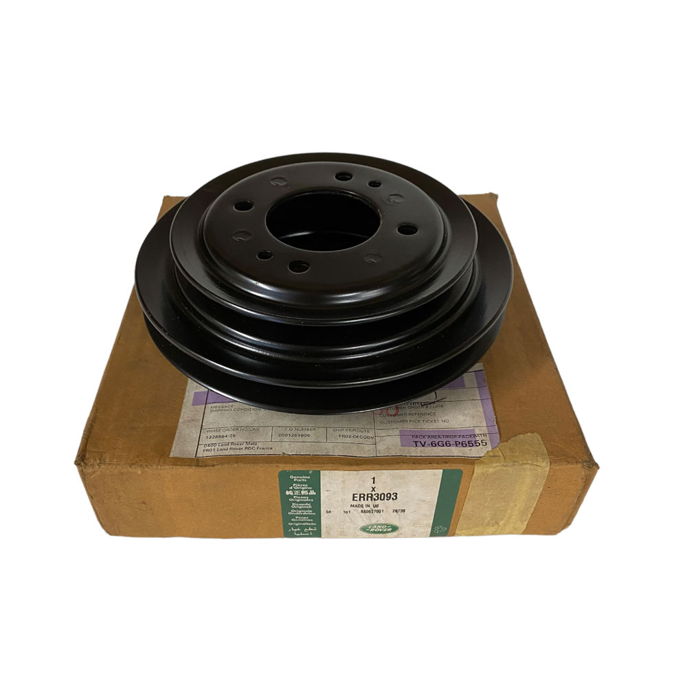 Crankshaft Pulley 2.5D NA 2.5TD and 200TDI All with PAS and Air Con ERR3093